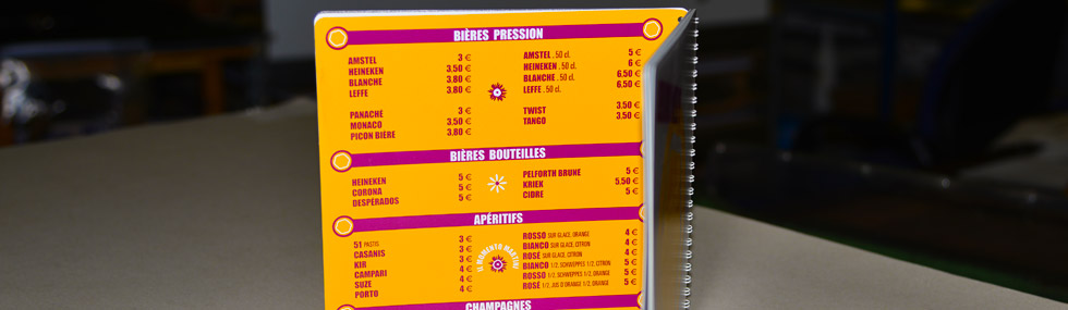 Menu de bar